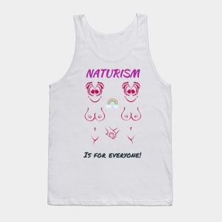Naturism is for everyone! Tank Top